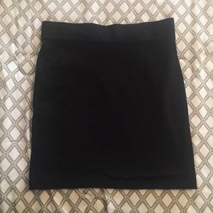 Black pencil skirt